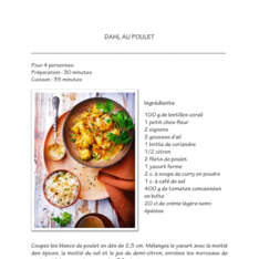 DAHL AU POULET