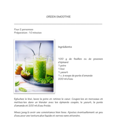 GREEN SMOOTHIE