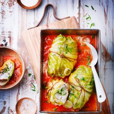 CHOU ET POISSON EN PAPILLOTES