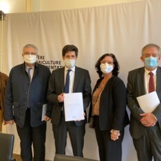 Remise au Ministre de l'agriculture et de l'alimentation - du Livre Blanc - Plan de relance 2020