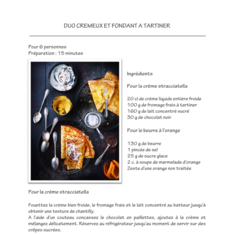 DUO CREMEUX ET FONDANT A TARTINER
