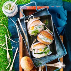 BUNS AUX CREVETTES SAUCE YAOURT