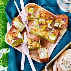 GATEAU DE COURGETTES AU CHABICHOU