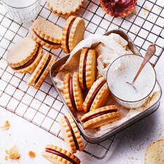 SABLES FOURRES AU CHOCOLAT AU LAIT