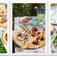 LE FROMAGE EN SALADE OU SUR LE BARBECUE :  DES RENDEZ-VOUS A VOTRE GOUT - RECETTES ET PHOTOS