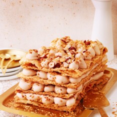 GATEAU NAPOLEON AU PRALINE