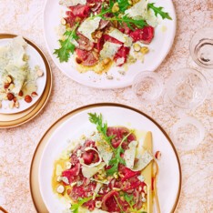 TATAKI DE BŒUF AU BLEU DE TERMIGNON