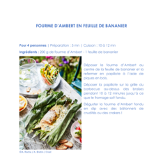 FOURME D’AMBERT EN FEUILLE DE BANANIER