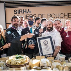 Record du monde pizza aux 834 fromages