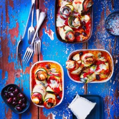 Petits gratins de courgette au Valençay