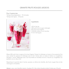 Granité fruits rouges liégeois