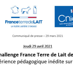 Save the date - 1ère édition du challenge France Terre de Lait des lycées agricoles