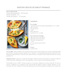 Œufs en croûte de pain et fromage