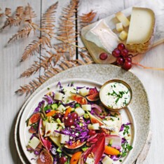 Salade aux couleurs de l'été indien