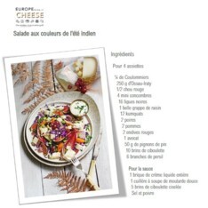 Salade aux couleurs de l'été indien