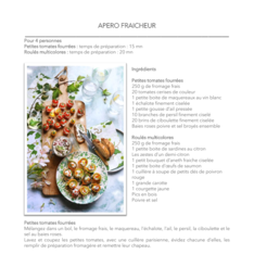 Apéro fraîcheur