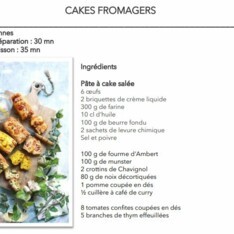 Cakes fromagers