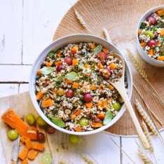 Salade de quinoa et mimolette