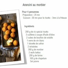 Arancini au morbier