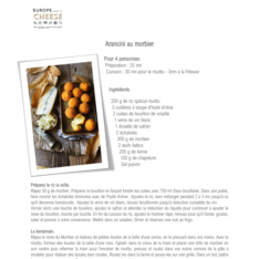 Arancini au morbier