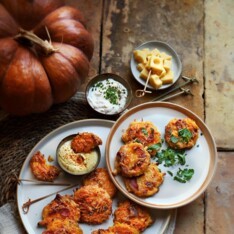 Croquettes de courge à l'emmental