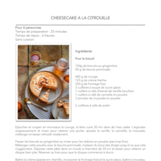 Cheesecake à la citrouille