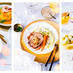 Menu festif avec du lait, un invité de qualité !