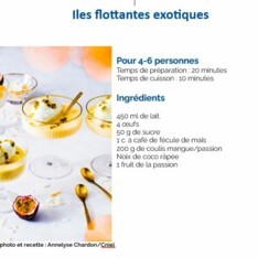 Iles flottantes exotiques
