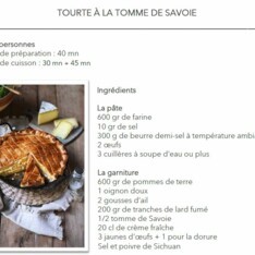 Tourte à la tomme de Savoie