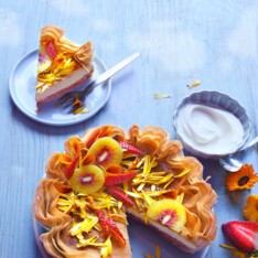 Cheesecake croustillant aux saveurs vanillées
