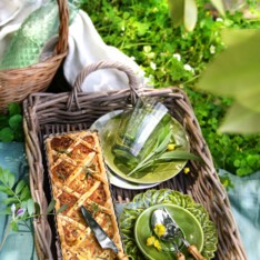 Tarte courgette - chèvre