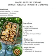 Cookies salés - 2 versions