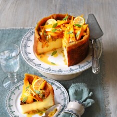 Flan pâtissier mangue et passion