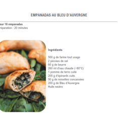 Empanadas au bleu d'Auvergne
