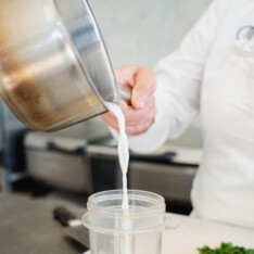 Minestrone à la crème de comté - Etape 2