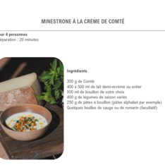 Minestrone à la crème de comté