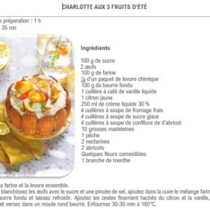 Charlotte aux 3 fruits d’été