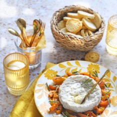 Saint-félicien aux abricots caramélisés