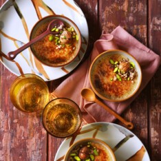 Crème brûlée à la crème de marron