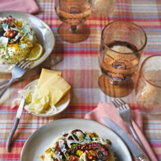 Risotto au poulpe et abondance