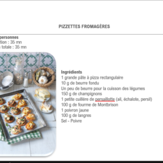 Pizzettes fromagères
