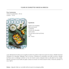 Fleurs de courgettes farcies au brocciu