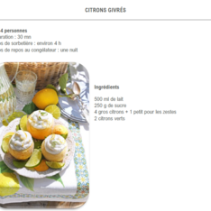 Citrons givrés