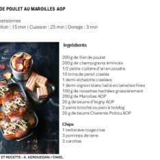 Rolls de poulet au Maroilles