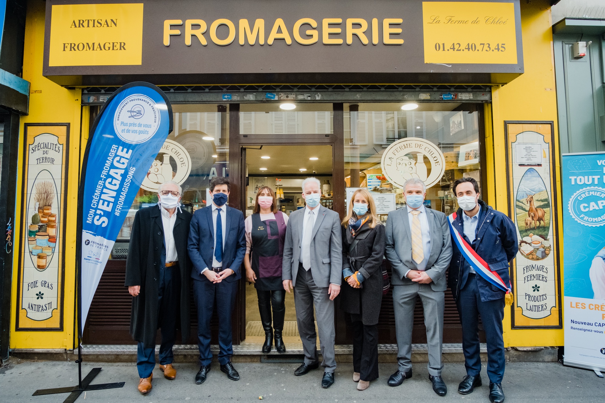 Visite à l'occasion de la charte "Plus près de vous et vos goûts"