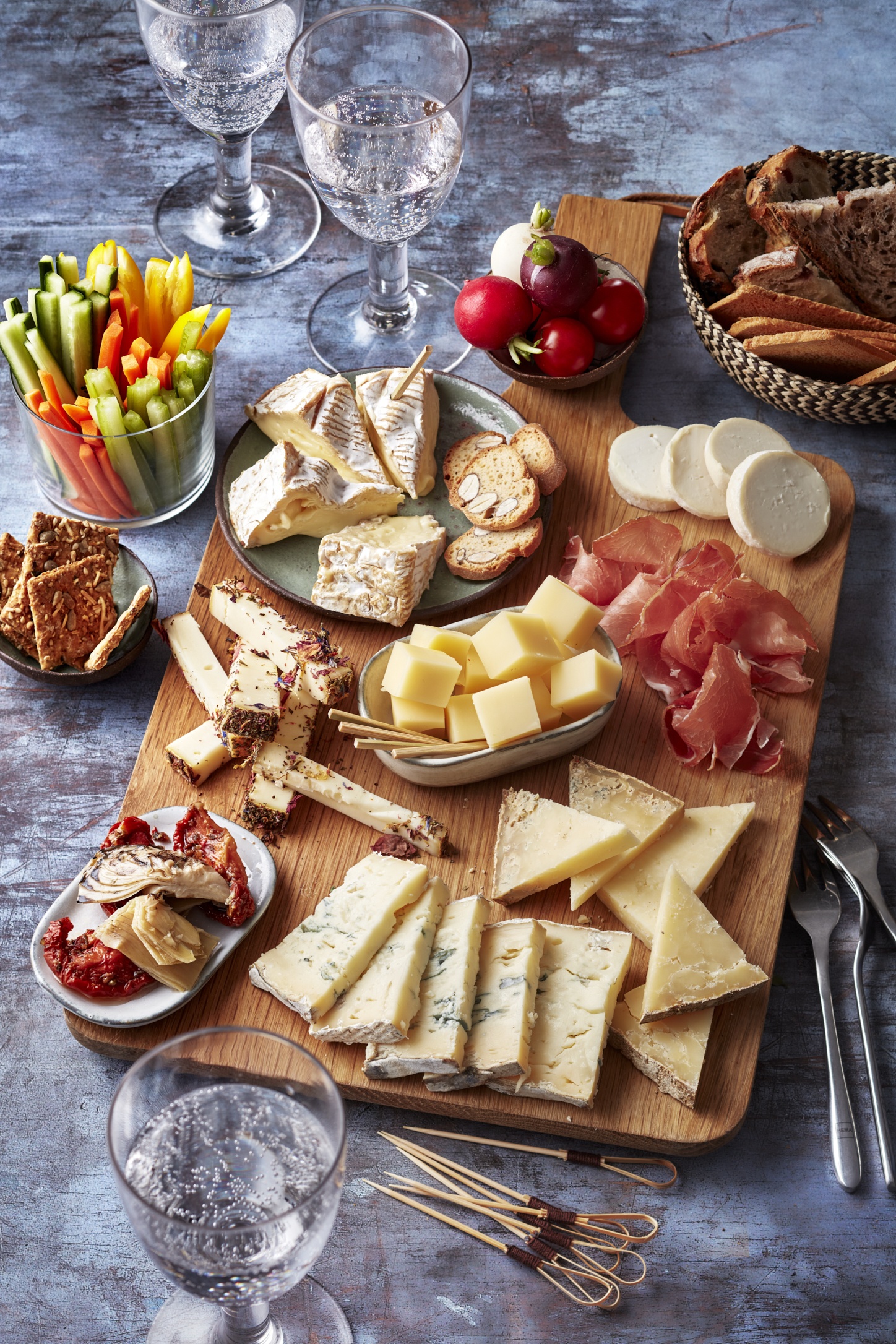Planche de fromages apéritive
