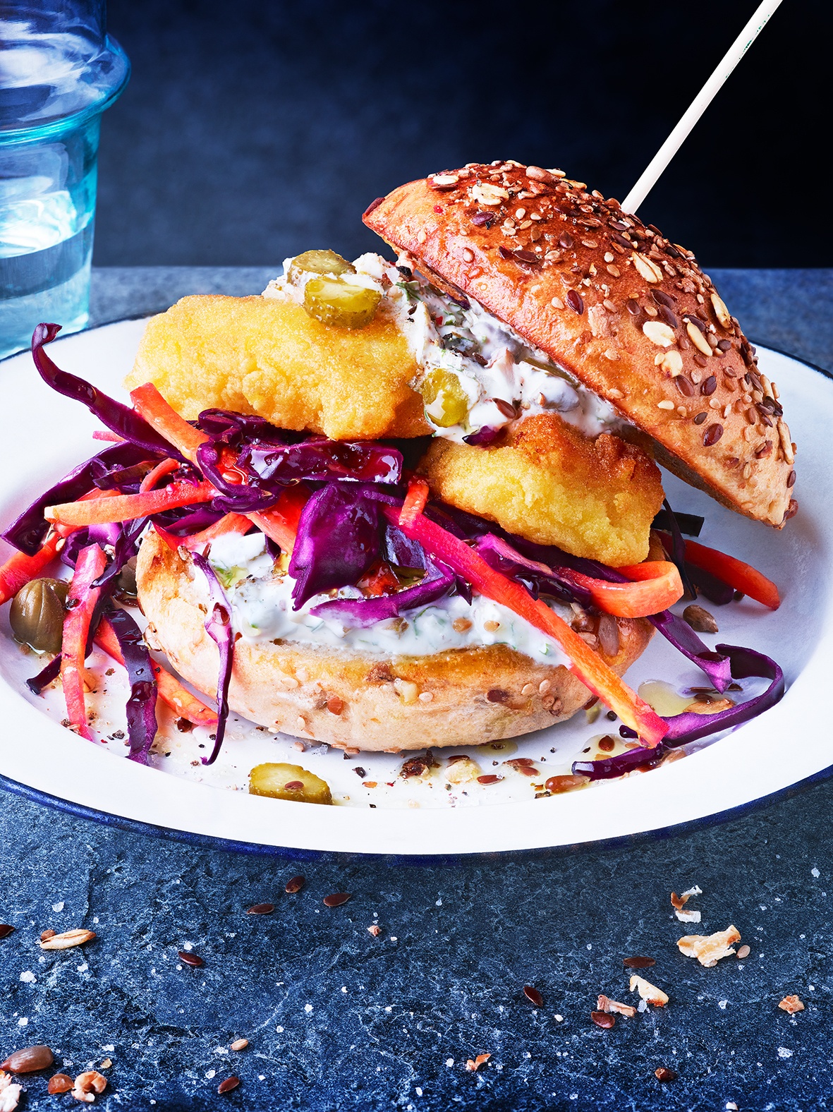 Burger crousti-fish