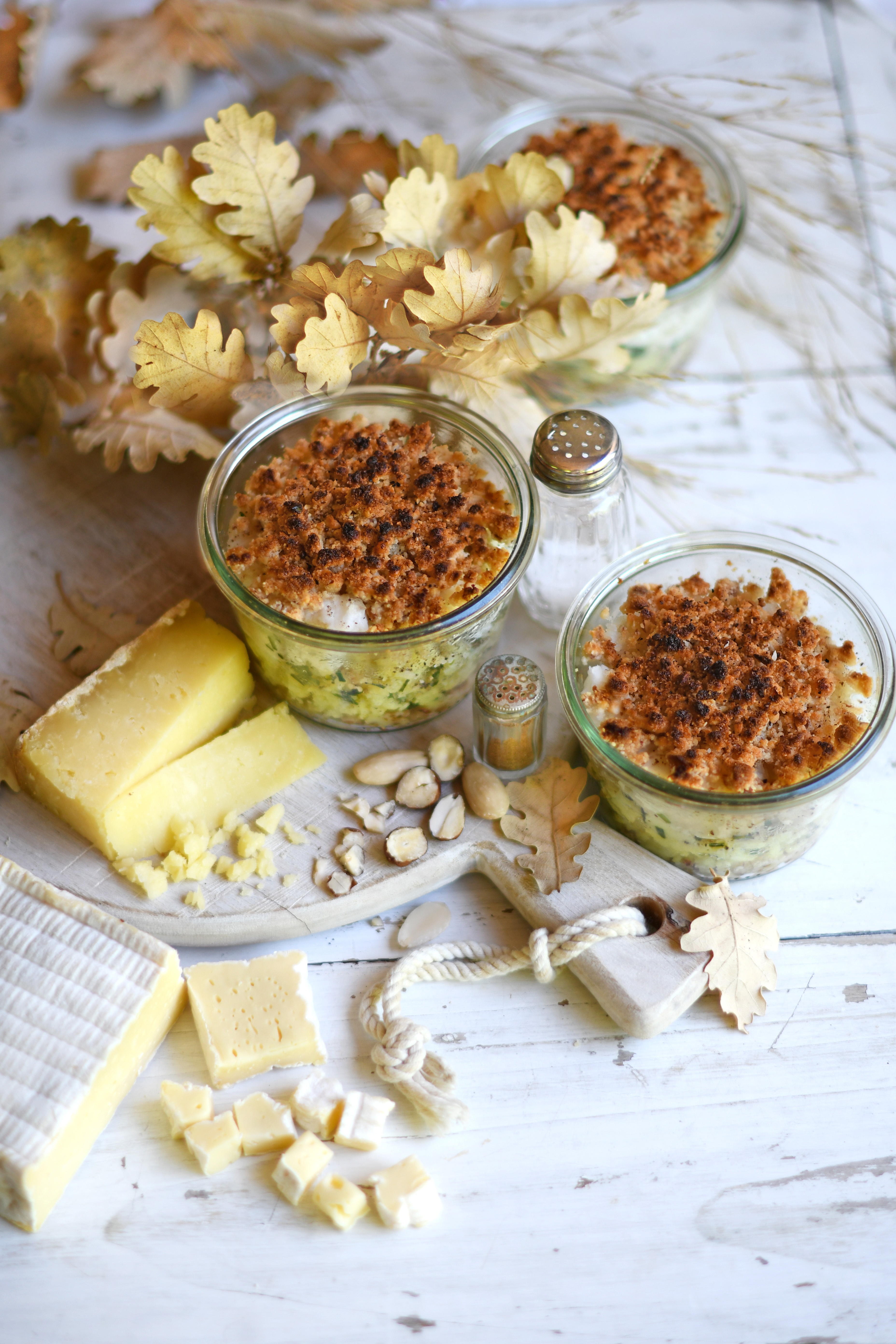 Cabillaud et crumble de Laguiole & Pont-l’Evêque