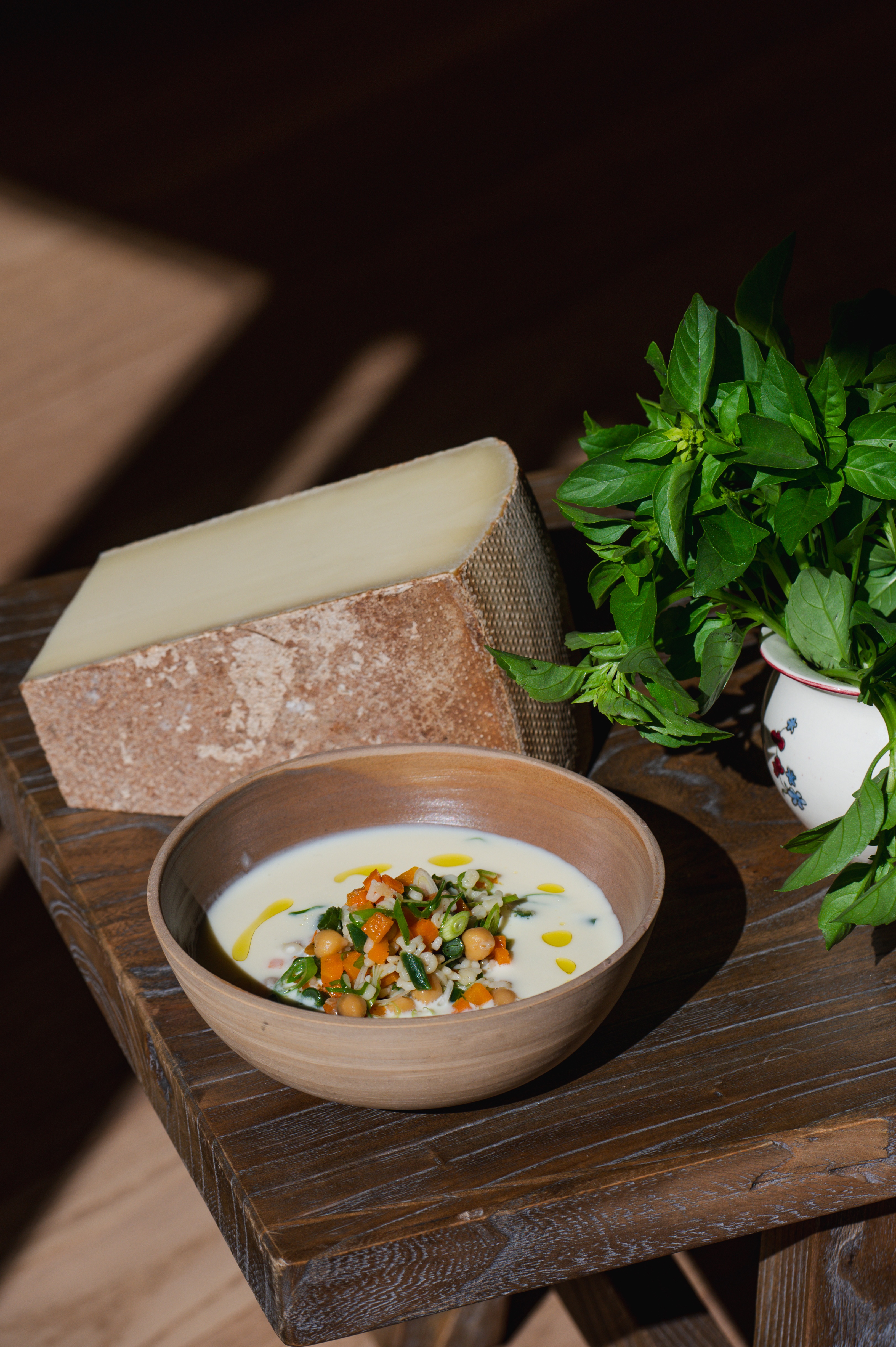 Minestrone à la crème de comté