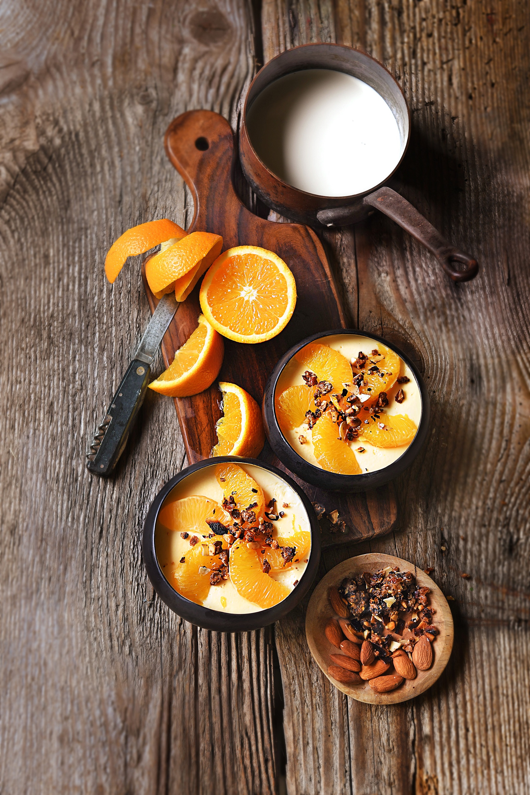 Crème d'amande à l'orange